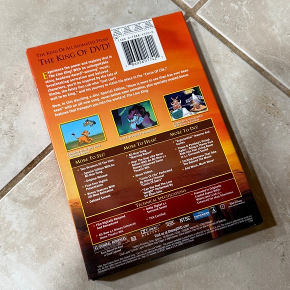 Disney The Lion King Special Edition Collector's Lithographs Book DVD Gift Set - Picture 7 of 13